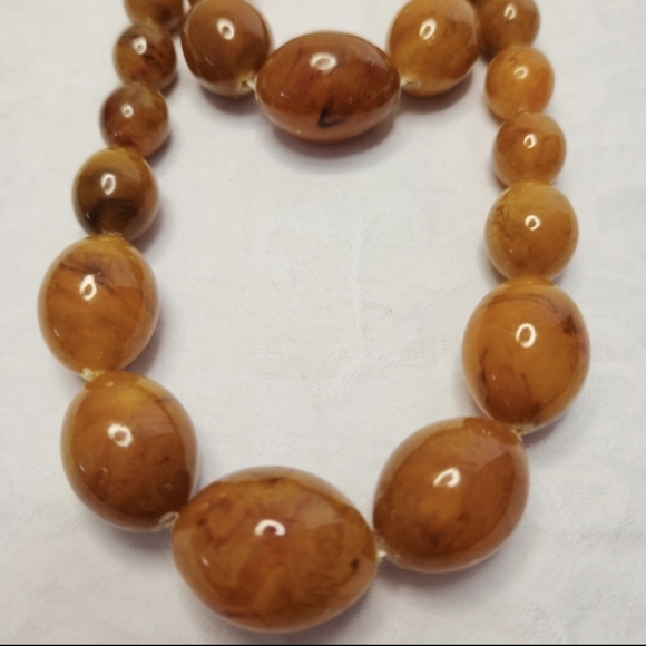 Baltic Egg Yolk Amber Necklaces - Picture 7 of 15